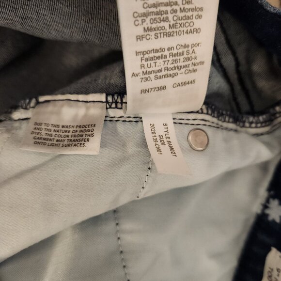 J Crew High-Rise Toothpick Jeans Womens Blue Floral Print 29W X 27L EUC - Picture 16 of 16